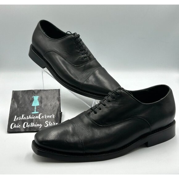 Thursday Men\'s Black Leather Everyday Cap Toe Oxford  Dress Shoes Size 8 3269 main image 15
